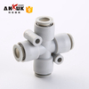Tubes en nylon KB2T raccord de tube pneumatique en plastique à une touche