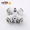 Tubes en nylon KB2T raccord de tube pneumatique en plastique à une touche